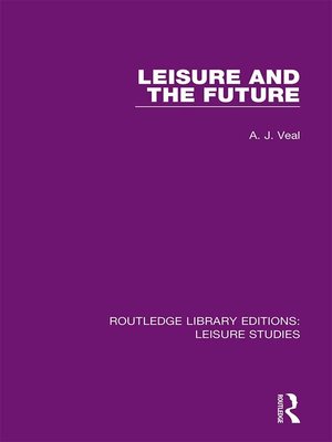cover image of Leisure and the Future